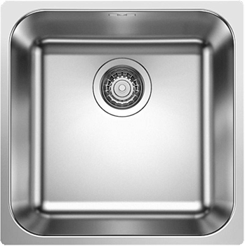 Фото товара: Blanco Supra 400-IF, мойка, нержавеющая сталь полированная, без клапана-автомата