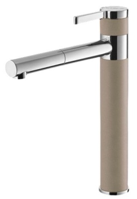 ALVEUS ZINA CHR - G02M, смеситель, гранит, бежевый