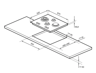 Схема встраивания