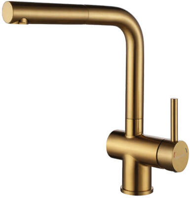 Paulmark DOSSE, смеситель, брашированное золото