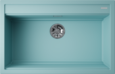 Omoikiri Kitagawa 79-LB-AZ, мойка, керамика, azur blue