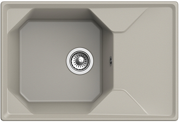 Фото товара: GranFest UNIQUE GF-U-740L, мойка, мрамор, топаз