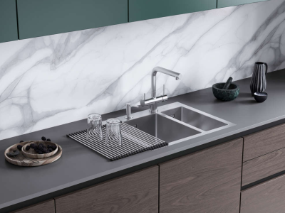 Omoikiri Takamatsu-S-PW, смеситель, чистый белый Детальное фото товара: Omoikiri Takamatsu-S-PW, смеситель, чистый белый