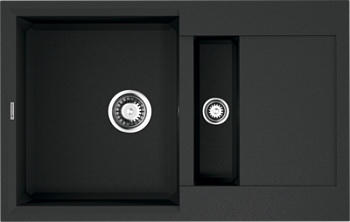 Фото товара: Omoikiri Sakaime 78-2-BL, мойка, гранит, черный