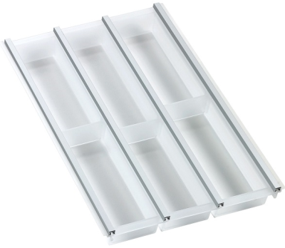 Ninka Cuisio Aqua 400, Legrabox Blum, лоток для столовых приборов, белый