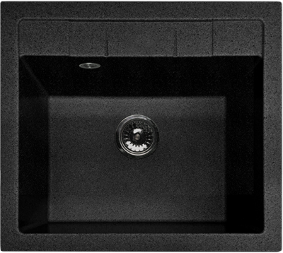 Детальное фото товара: GranFest QUADRO GF-Q-561, мойка, мрамор, черный