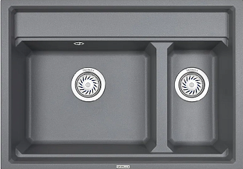 Фото товара: GRANULA 7302 мойка, гранит, алюминиум