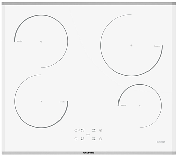 Фото товара: Grundig GIEI623410MXW индукционная поверхность