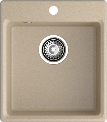 GranFest LEVEL GF-LV-420, мойка, мрамор, песочный