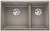 Фото товара: Blanco Subline 430/270-U, мойка, гранит, серый беж