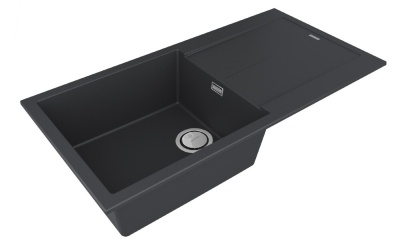 Paulmark EXTENSIO 99, мойка, гранит, антрацит Детальное фото товара: Paulmark EXTENSIO 99, мойка, гранит, антрацит