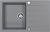 Фото товара: ALVEUS GRANITAL CADIT 20 CONCRETE - G81, мойка, гранит, серый (в комплекте с сифоном 1132823)