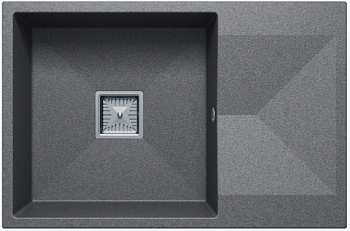 Фото товара: Tolero BLADE 760, мойка, гранит, грей