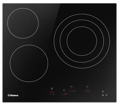 Детальное фото товара: Hansa BHC66216 стеклокерамическая поверхность