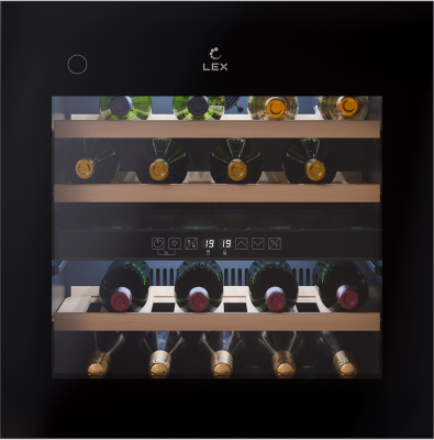 LEX LWD6036BL dual zone PP