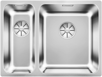 Детальное фото товара: Blanco Solis 340/180-U, мойка, чаша справа, нержавеющая сталь полированная