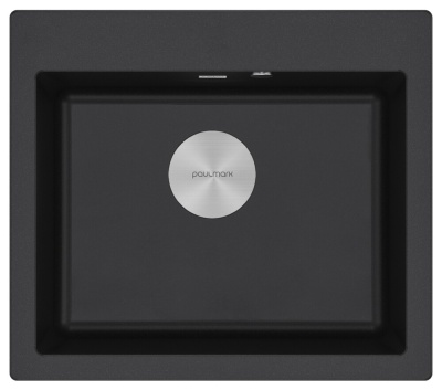 Детальное фото товара: Paulmark KANTE 60, мойка, гранит, черный