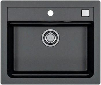 Фото товара: ALVEUS GRANITAL ATROX 30 CARBON - G91, мойка, гранит, черный (в комплекте с сифоном 1132823)