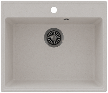 Фото товара: Maunfeld Perla 580 MFQS-580W, мойка, гранит, кремовый