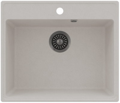 Maunfeld Perla 580 MFQS-580W, мойка, гранит, кремовый