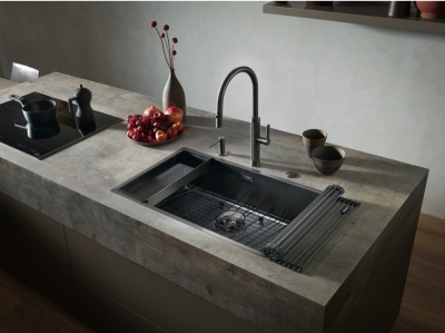 Детальное фото товара: Franke BXM 210/110-68 F-INOX, мойка, нержавеющая сталь, антрацит