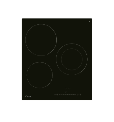 Детальное фото товара: LEX EVH 431A BL стеклокерамическая поверхность