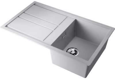 Детальное фото товара: Omoikiri Kitagawa 86-WH, мойка, керамика, белый