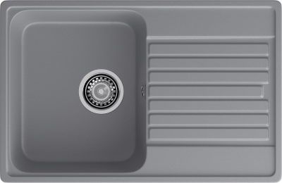 GranFest QUARZ GF-Z78, мойка, гранит, темно-серый