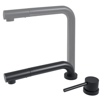 Детальное фото товара: Emar ЕС-7027 Black, смеситель, черный