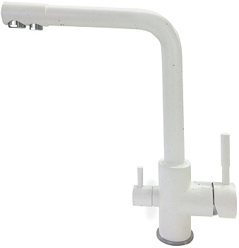 Фото товара: LEX Biferno White, смеситель, гранит