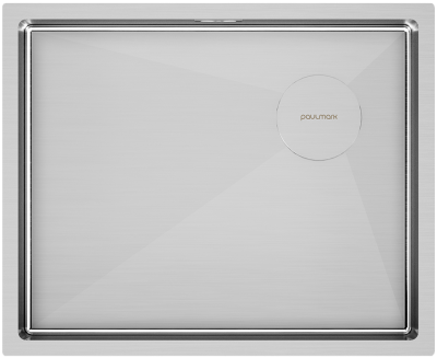 Детальное фото товара: Paulmark NEXT-SKEW 540, мойка, брашированная нержавеющая сталь