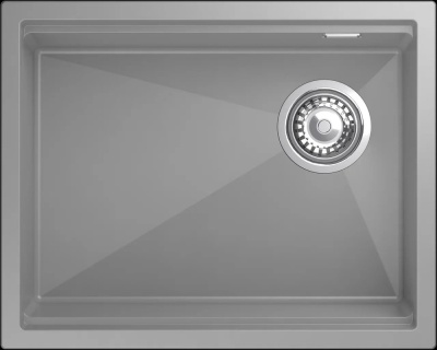 Rivelato LINO LN-554-R grigio metallizz, мойка, гранит, серый металлик