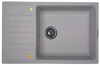Фото товара: Ecoshtein RECHTECK 780.500, мойка, гранит, серый шелк