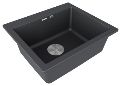 Paulmark KANTE 60, мойка, гранит, антрацит Детальное фото товара: Paulmark KANTE 60, мойка, гранит, антрацит