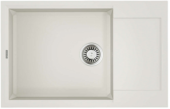 Фото товара: Omoikiri Sakaime 78-LB-WH, мойка, гранит, белый