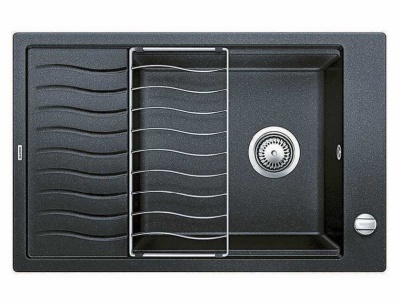 Blanco Elon XL 6 S-F мойка, гранит, антрацит с клапаном-автоматом