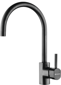 Фото товара: Omoikiri Wakayama-PVD-GM-35, смеситель, вороненая сталь