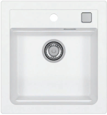 Детальное фото товара: ALVEUS GRANITAL ATROX 20 ARCTIC - G11, мойка, гранит, белый (в комплекте с сифоном 1132823)