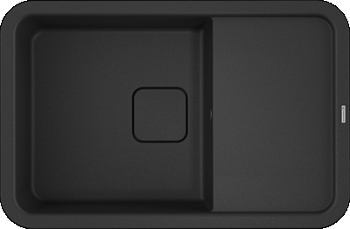 Фото товара: Omoikiri Tasogare 78-BL, мойка, гранит, черный