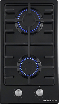 Фото товара: HOMSair HGE323GCBK газовая поверхность