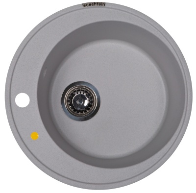 Детальное фото товара: Ecoshtein KREIS 500, мойка, гранит, серый шелк