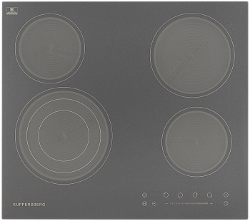 Фото товара: Kuppersberg ECS 603 GR стеклокерамическая поверхность