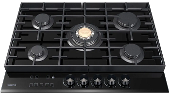 Фото товара: HIBERG VM 7155 B газовая поверхность