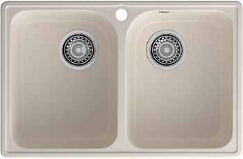 Фото товара: ЭкоМ 7448-2, мойка, гранит, белый