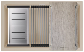 Фото товара: Paulmark LUMI-MULTI SINK 74 UNI, мойка, гранит, латте