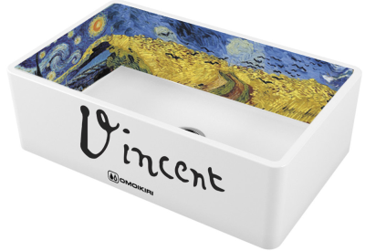 Omoikiri Mikura 76-Vangogh, мойка, керамика, белый