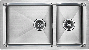 Фото товара: Paulmark GERBERG 78/2S UNI, мойка, нержавеющая сталь брашированная