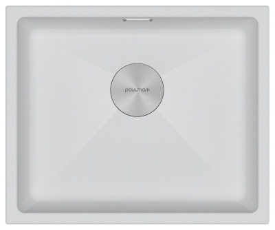 Paulmark LUMI 55UNI, мойка, гранит, белый