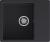 GranFest URBAN GF-UR-658L, мойка, гранит, черный Детальное фото товара: GranFest URBAN GF-UR-658L, мойка, гранит, черный