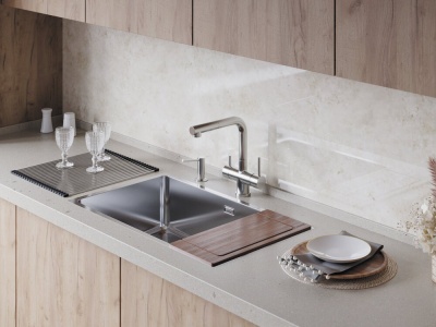 Детальное фото товара: Omoikiri Разделочная доска CB-05-Wood-M